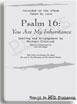 Psalm 16 choral arrangement